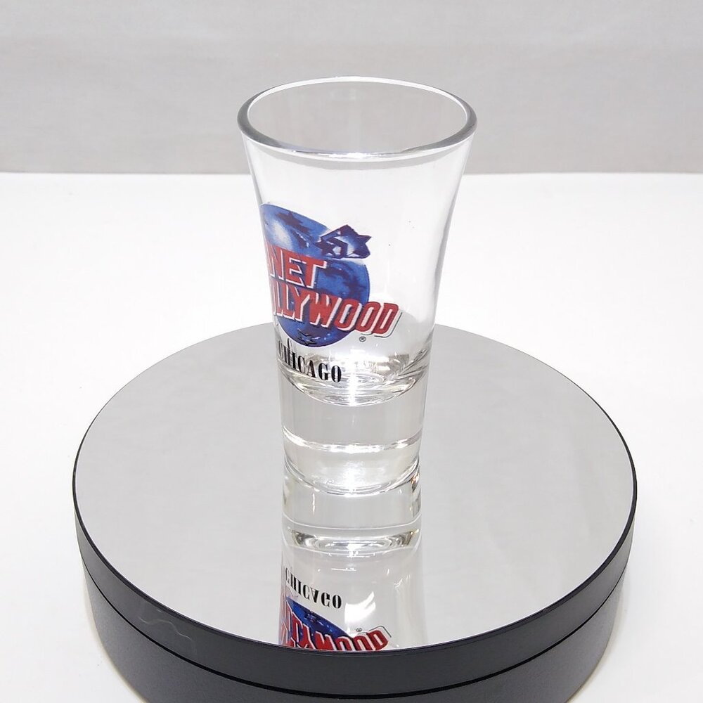 Planet Hollywood Number "45" Shot Glass Chicago Collectible 3.5 Inches Tall